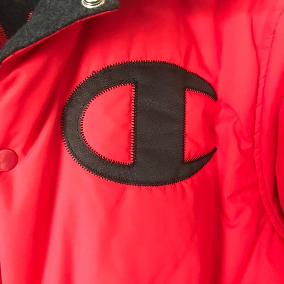 Champion Collection Edition Big C Logo & Back Logo Reversible Puffer Jacket - Picture 3 of 8